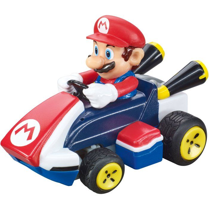Set de 2 karts radiocommandés - CARRERA RC - Mario Kart Tabletop - Mario et Luigi - Circuit a construire - Des 6 ans