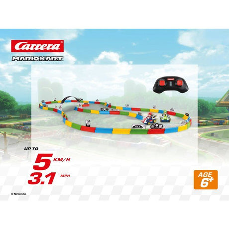 Set de 2 karts radiocommandés - CARRERA RC - Mario™ Kart Tabletop - Mario et Luigi - Circuit a construire - Des 6 ans