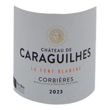 Château des Caraguilhes Cuvée La Font Blanche 2023 Corbieres - Vin blanc de Languedoc-Roussillon - Bio