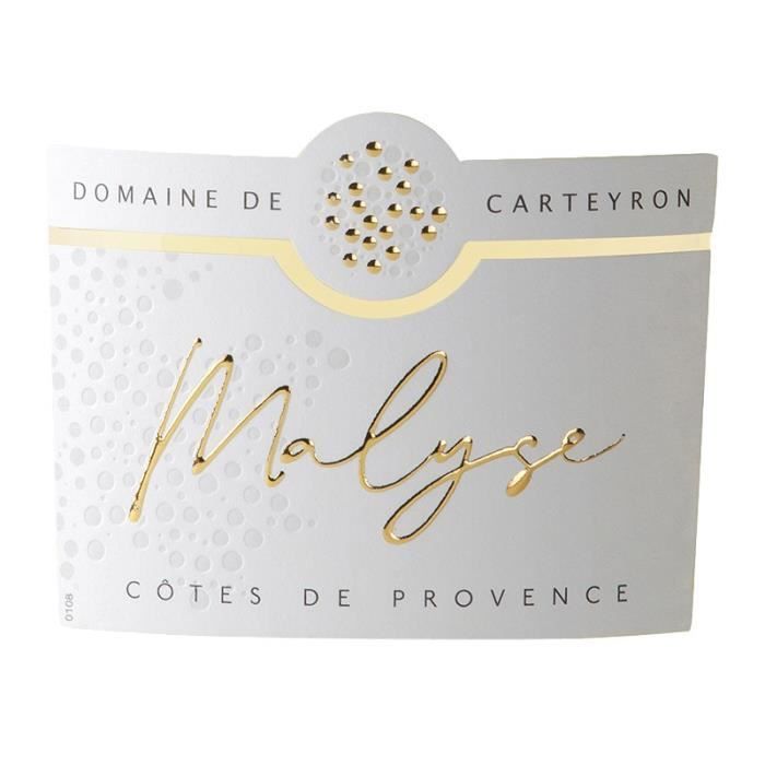 Domaine Carteyron Malyse 2024 Côtes de Provence - Vin blanc de Provence
