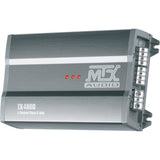 MTX TX480D Amplificateur voiture Classe-D 4x120W RMS @2O ou 2x240W RMS @ 4O filtres variables