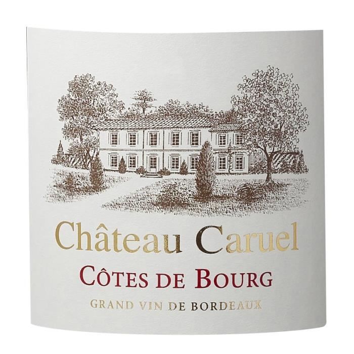 Château Caruel 2019 Côtes de Bourg - Vin rouge de Bordeaux