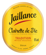 Clairette de Die - Doux 8% - Jaillance Tradition - 75cl