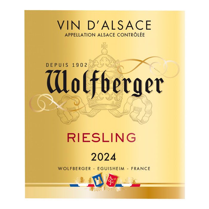 Wolfberger 2024 Alsace Riesling - Vin blanc d'Alsace