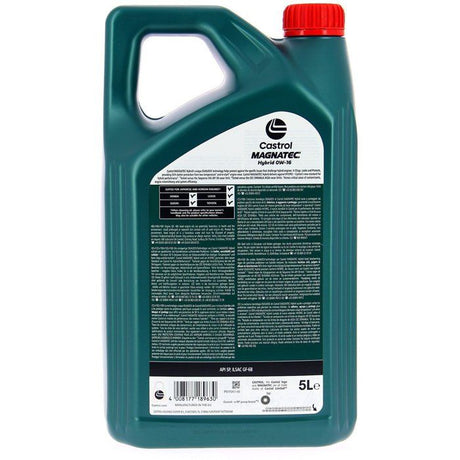 Huile moteur - CASTROL - Magnatec Hybride 0W-16 - 5L