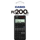 Calculatrice scientifique - Casio - FC-200V - Ecran 4 lignes - Alimentation solaire - 103 g