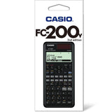 Calculatrice scientifique - Casio - FC-200V - Ecran 4 lignes - Alimentation solaire - 103 g