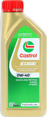 Huile moteur - CASTROL - EDGE 0W-40 - 1L