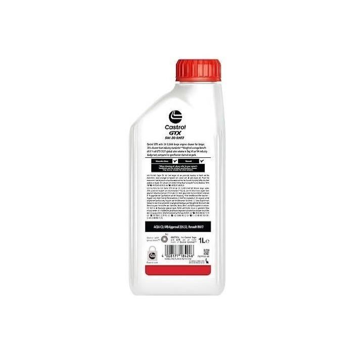 Huile moteur - CASTROL - GTX 5W-30 RN17 - 1L