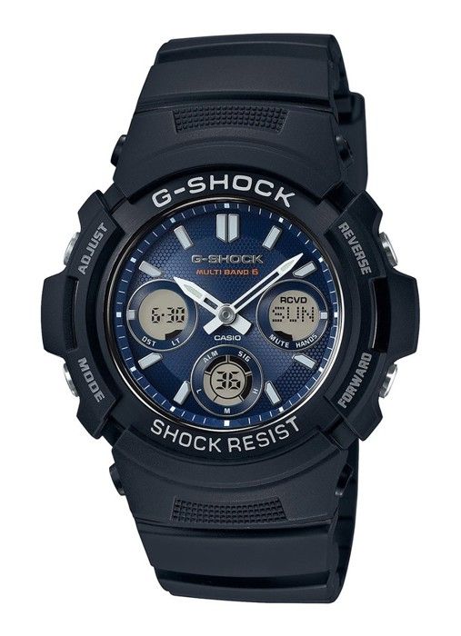 Montre - Casio - G-Shock Classic - Homme - Noir - Énergie solaire - Résistante aux chocs
