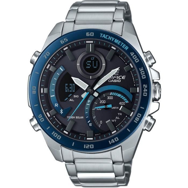Montre - CASIO - ECB-900DB-1BER - 51,5mm - Solaire - Bluetooth - Étanche 10 bars
