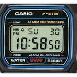 Montre - Casio - Vintage - Noir - Digital - Étanchéité WR ISO 22810 - Chronometre LED