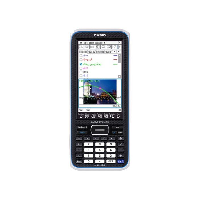 CASIO Calculatrice graphique FX CP 400+E (Mode examen) grise