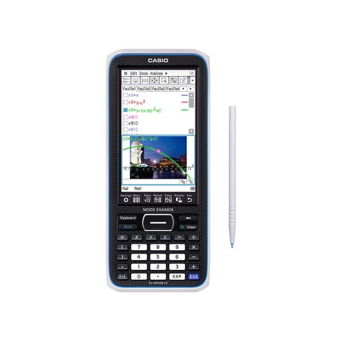 CASIO Calculatrice graphique FX CP 400+E (Mode examen) grise