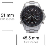 CASIO - Montre en acier inoxydable - EDIFICE - Gris