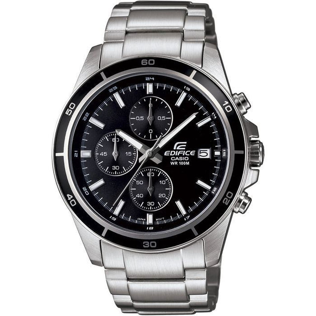Montre - CASIO - EFR-526D-1AVUEF - Acier inoxydable - Chronométrage 1/10 sec - Étanchéité 10 bars