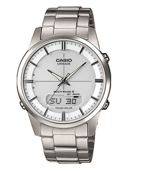 Watch - CASIO - Lineage Wave Ceptor - Solar - Titanium - LED lighting