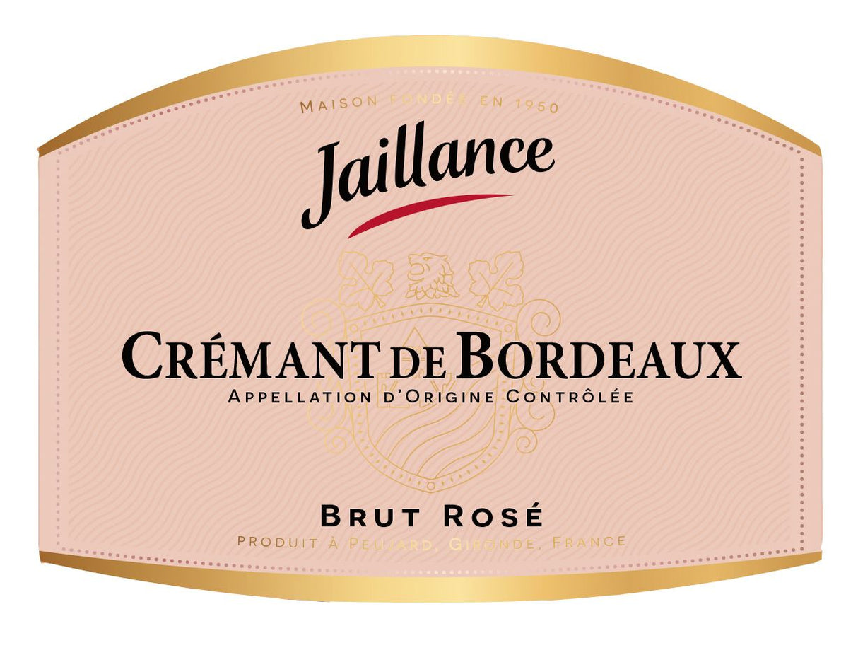 Crémant de Bordeaux Brut Rosé - Jaillance - 75cl