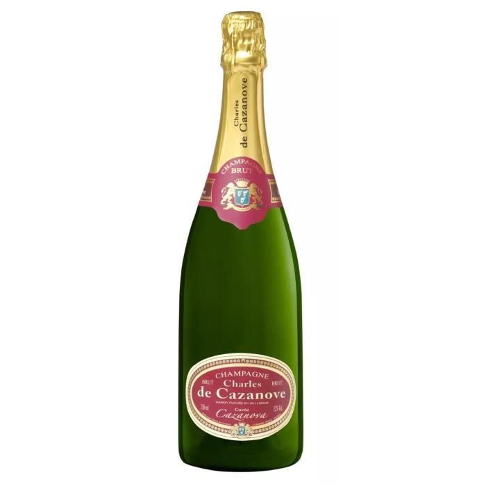 Champagne Charles de Cazanove - Cuvée Cazanova Ovale  - Brut - 75cl