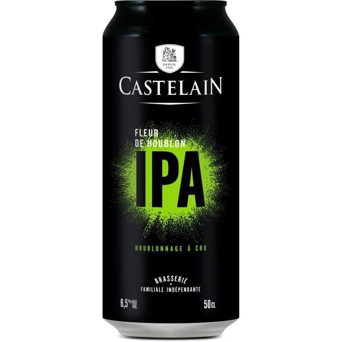 Castelain - Biere IPA - Canette - 50cl - 6.50% Vol.