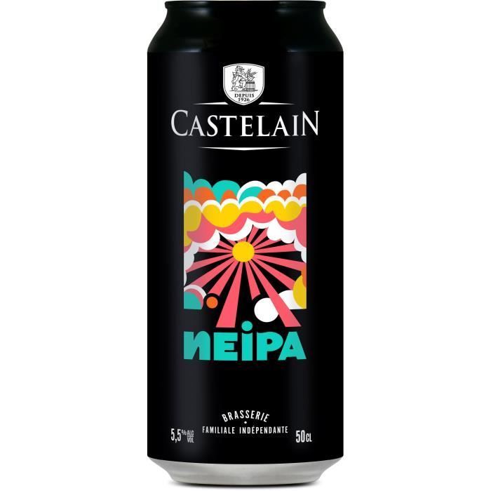 Biere Neipa - Castelain - 5.50% Vol. - Canettes 12x50cl