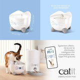 CAT IT Fontaine a eau automatique pour chat - 2,5 L - Vert