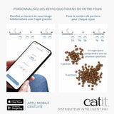 CATIT - PIXI Distributeur de croquettes connecté pour chat - 1,2 kg (contrôlé par une application)