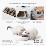 Distributeur de repas pour chat connecté - CATIT - PIXI SMART - 6 x 170ml - Ecran tactile LCD - Avec Blocs réfrigérants
