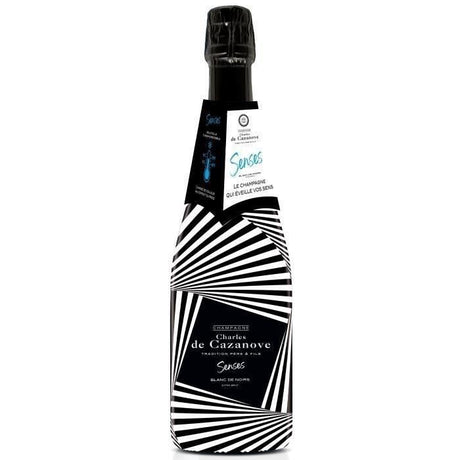Champagne Charles de Cazanove Senses Extra brut - Bouteille thermosensible - Change de couleur