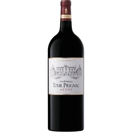 Magnum Coffret Cadeau Caisse  - Château Tour Prignac Médoc Cru Bourgeois - Vin Rouge de Bordeaux 2022