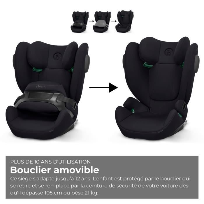 Siege auto Pallas B3 i-size Cbx by Cybex - 76 a 150 cm - 9 a 50 kg - 15 mois a 12 ans  - Noir