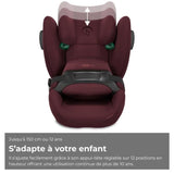 Siege auto Pallas B3 i-size Cbx by Cybex - 76 a 150 cm - 9 a 50 kg - 15 mois a 12 ans  - Dark red