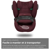 Siege auto Pallas B3 i-size Cbx by Cybex - 76 a 150 cm - 9 a 50 kg - 15 mois a 12 ans  - Dark red