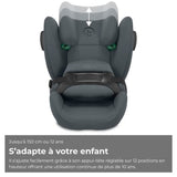 Siege auto Pallas B3 i-size Cbx by Cybex - 76 a 150 cm - 9 a 50 kg - 15 mois a 12 ans  - Dark grey