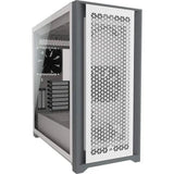 Boîtier PC - CORSAIR - CC-9011211-WW - ATX 5000D AIRFLOW - Moyen-tour en verre trempé - Blanc
