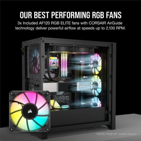 Boîtier PC - CORSAIR - FRAME 5000D RS ARGB Airflow - Moyen-tour - Noir - CC-9011309-WW