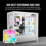 Boîtier PC - CORSAIR - FRAME 5000D RS ARGB Airflow - Moyen-tour - Blanc - CC-9011310-WW