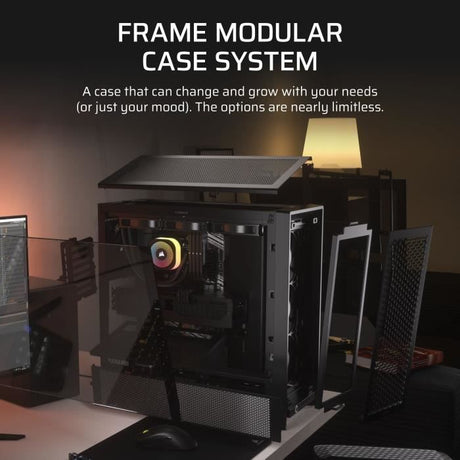 Boîtier PC - CORSAIR - FRAME 4000D RS - Moyen-tour - Noir - CC-9011312-WW