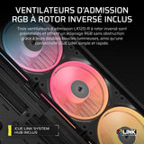 Boitier PC - CORSAIR - FRAME 4500X LX-R RGB Tempered Glass Mid-Tower - 2 radiateurs - Noir