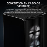 Boitier PC - CORSAIR - FRAME 4500X LX-R RGB Tempered Glass Mid-Tower - 2 radiateurs - Noir