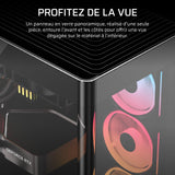 Boitier PC - CORSAIR - FRAME 4500X LX-R RGB Tempered Glass Mid-Tower - 2 radiateurs - Noir