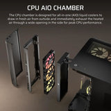 Boitier PC - CORSAIR - AIR 5400 RS-R ARGB Tempered Glass Mid-Tower - Ventilateurs RGB a rotor inversé - Noir