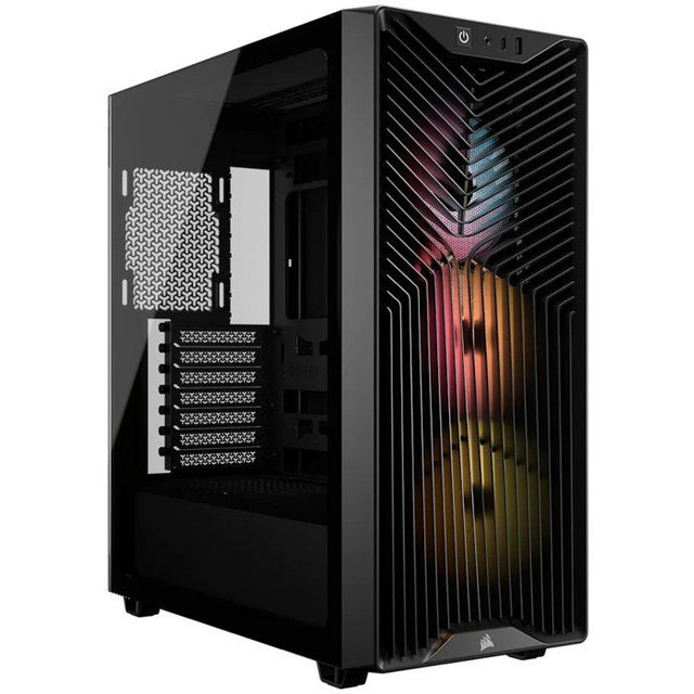 Boîtier PC - CORSAIR - 3200D RS ARGB - Moyen Tour - 3 ventilateurs RS120 ARGB - Noir
