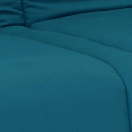 Banquette clic clac 3 places - Bleu canard - 100% coton - L 193 x P 92 cm - LENA