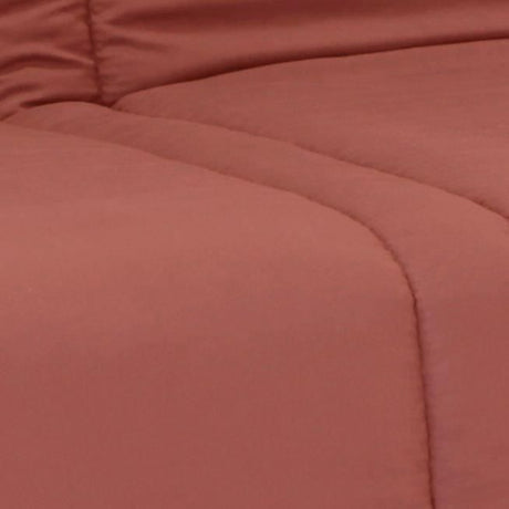 Banquette clic clac 3 places - Terracotta - 100% coton - L 193 x P 92 cm - LENA