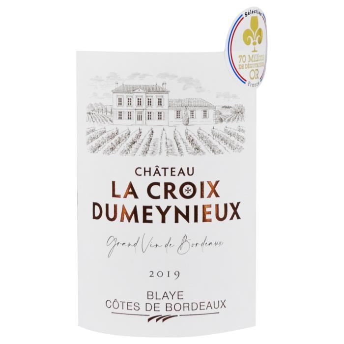 Ch‚teau La Croix Dumeynieux 2019 Blaye CÙtes de Bordeaux - Vin rouge de Bordeaux