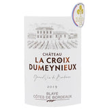 Château La Croix Dumeynieux 2019 Blaye Côtes de Bordeaux - Vin rouge de Bordeaux