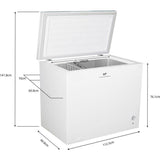 Congélateur coffre - CONTINENTAL EDISON - CECC291WD - Classe D - 291 L - 112,5 x 60,8 x 83,5 cm - Blanc