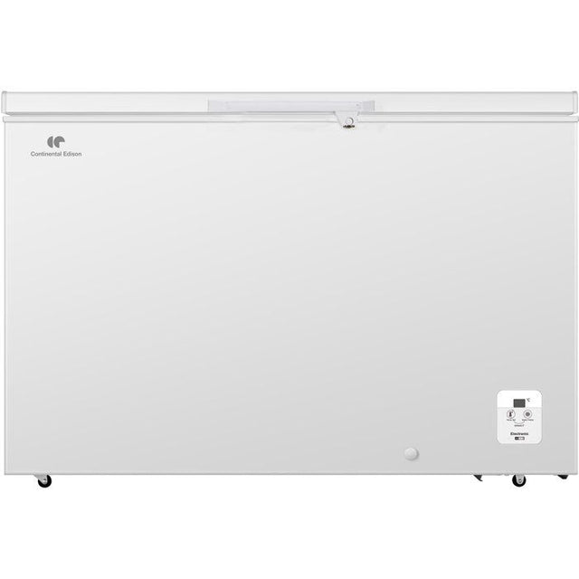 Congélateur coffre - CONTINENTAL EDISON - CECC372WD - 372 L - 130 x 40 x 84,5 cm - Classe D - Blanc