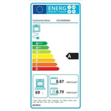 Cuisiniere gaz - CONTINENTAL EDISON - CECDF6060IBD - Double fours -  4 feux - noir - L60 xP60 x H90 cm